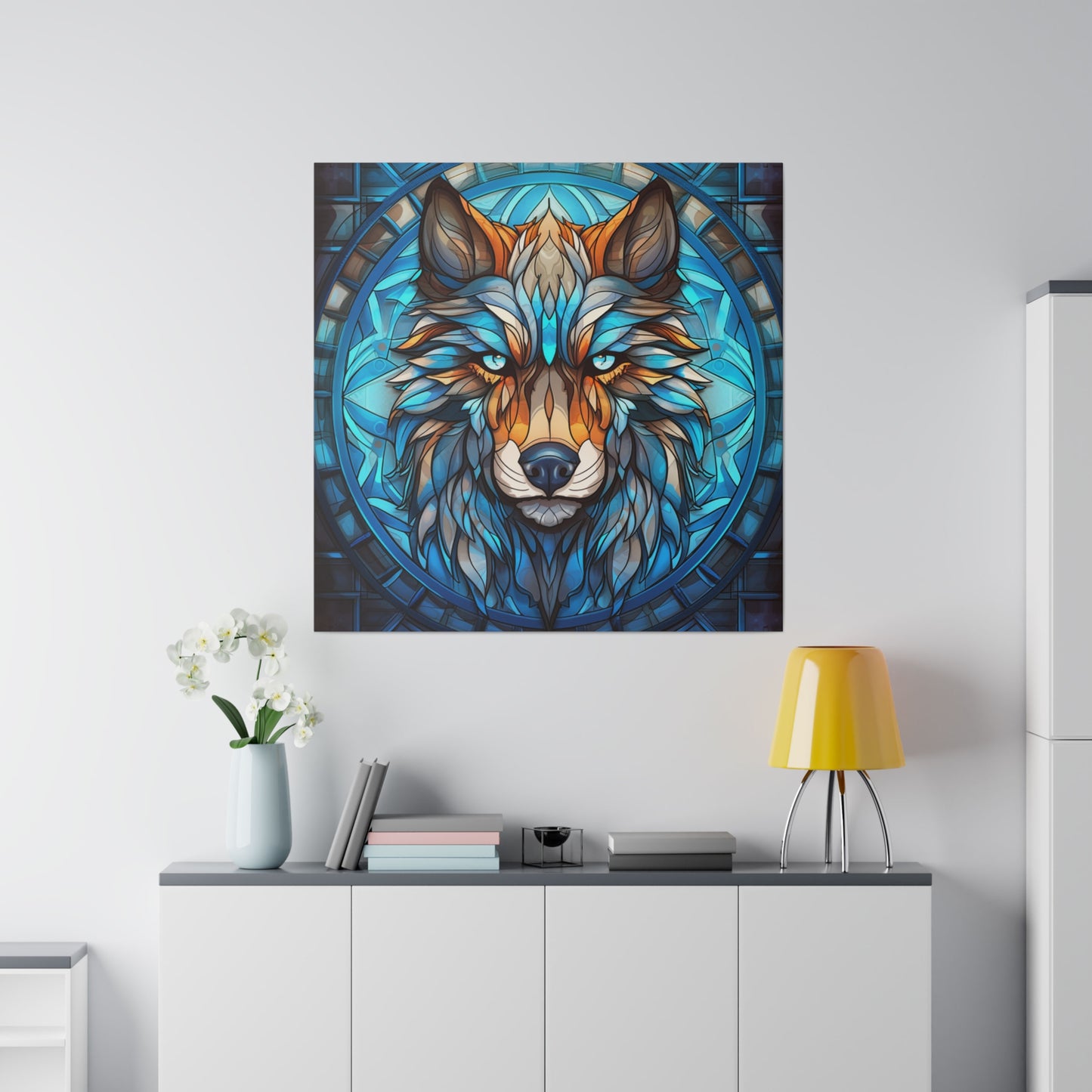 Wolf Wall Art Matte Canvas