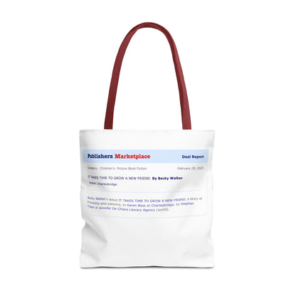 Tote Bag — Publishers Marketplace Announcement Tote