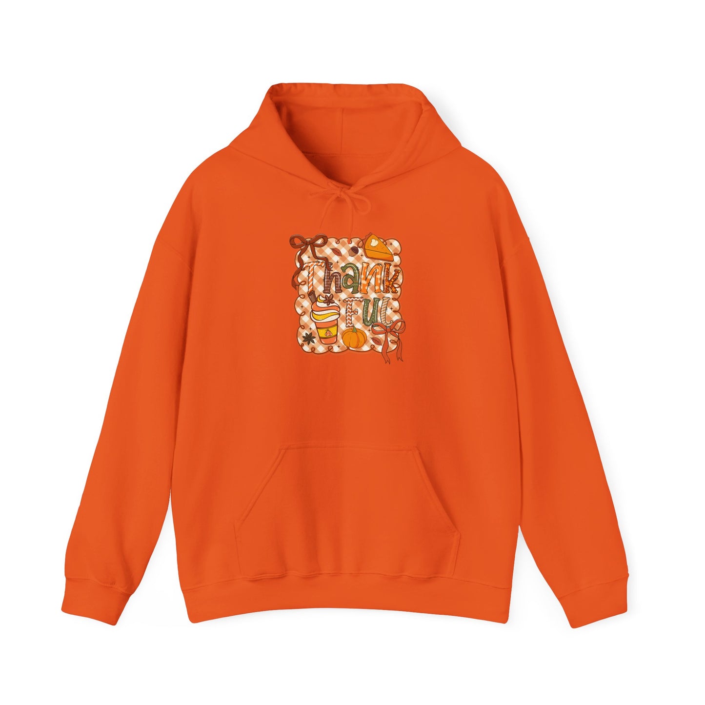 Thankful Thanksgiving Adult Hoodie