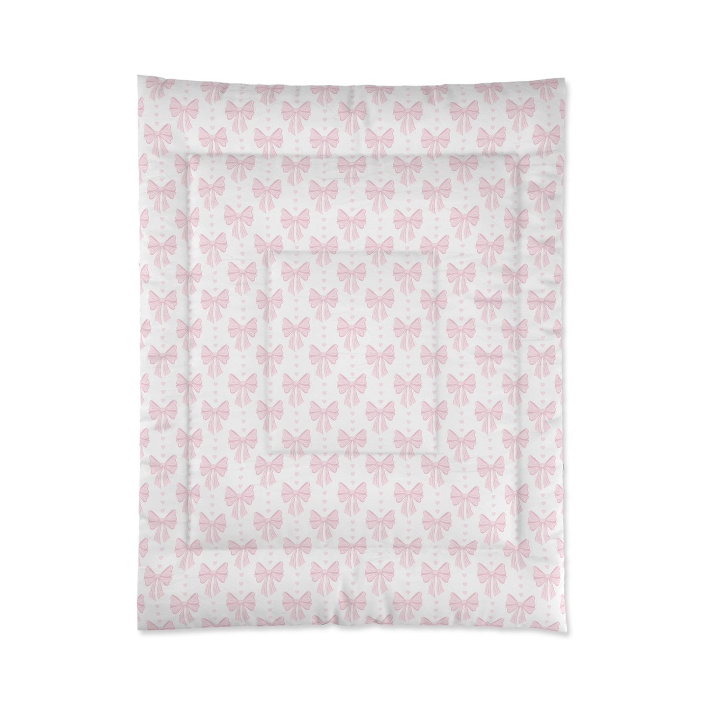 Coquette Pink Bow Comforter