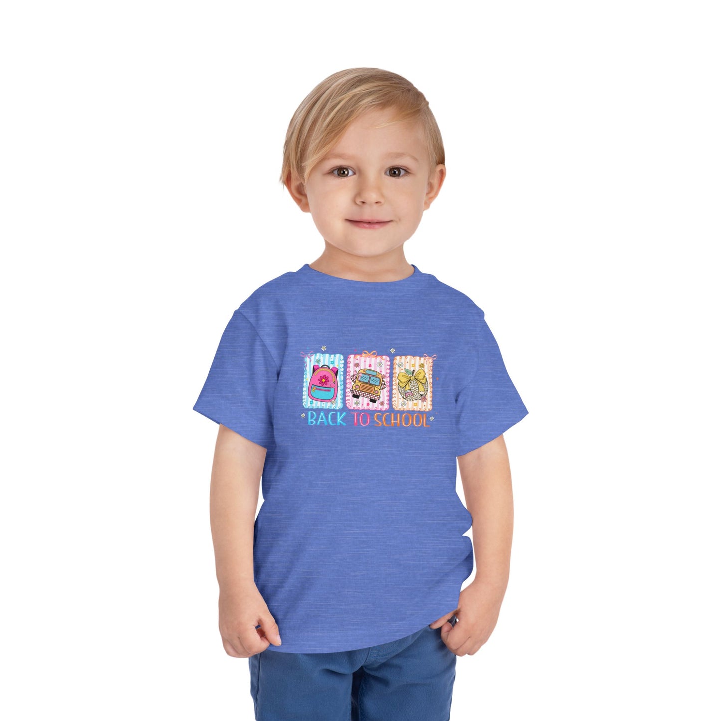 Back to School Toddler Short Sleeve Tee