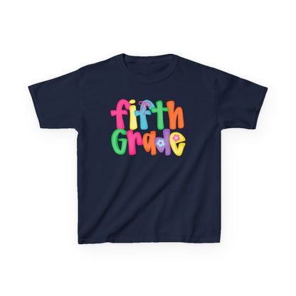 Back to School Fifth Grade Kids Tee