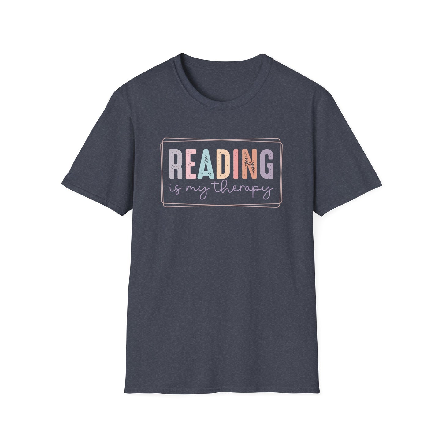Reading is My Therapy Unisex Softstyle T-Shirt