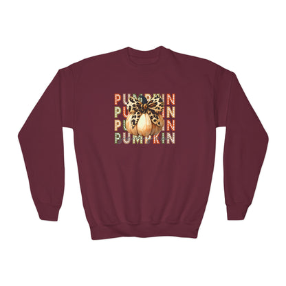 Pumpkin Season Youth Crewneck Sweatshirt