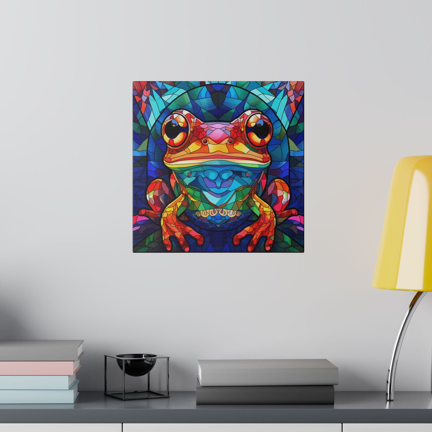 Frog Wall Art Matte Canvas