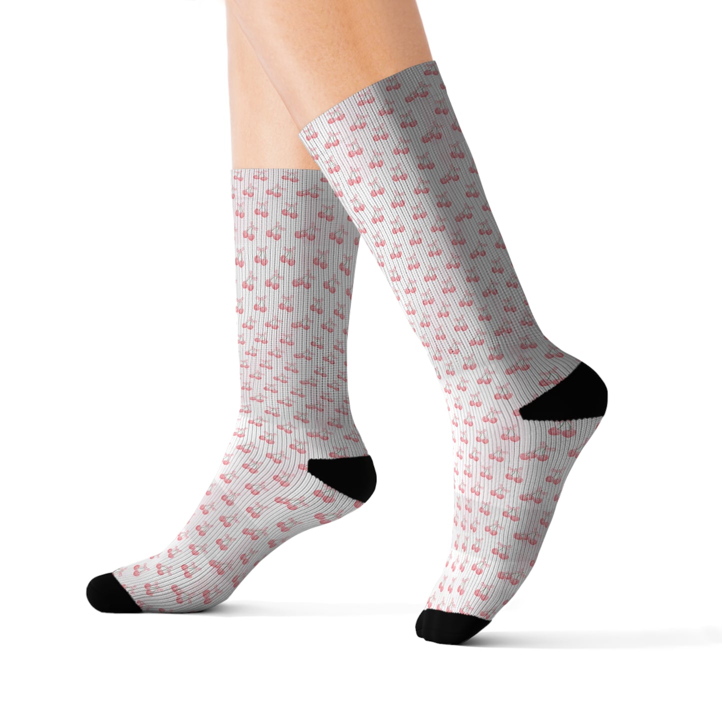 Coquette Cherry Sublimation Socks