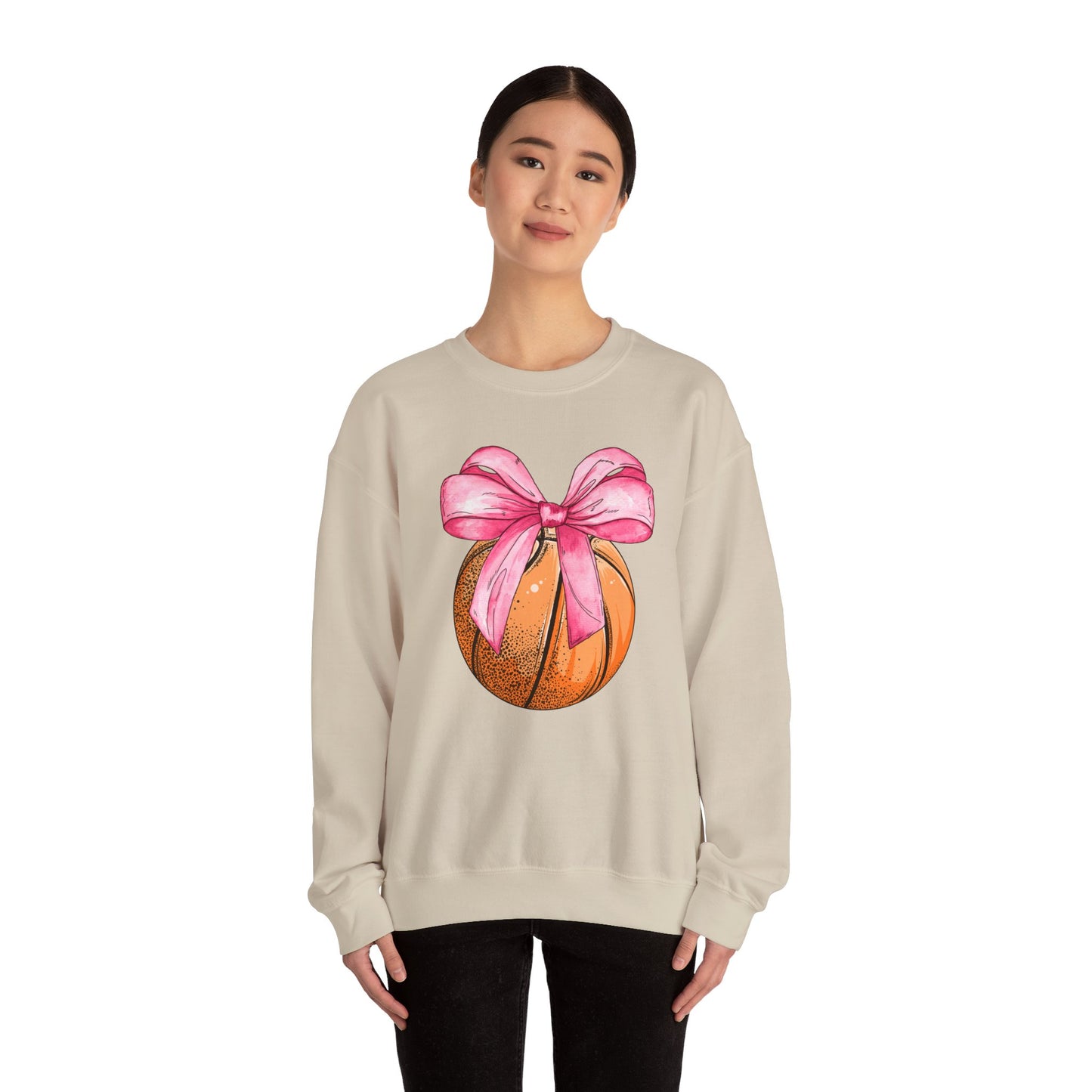 Basketball Coquette Crewneck Sweatshirt