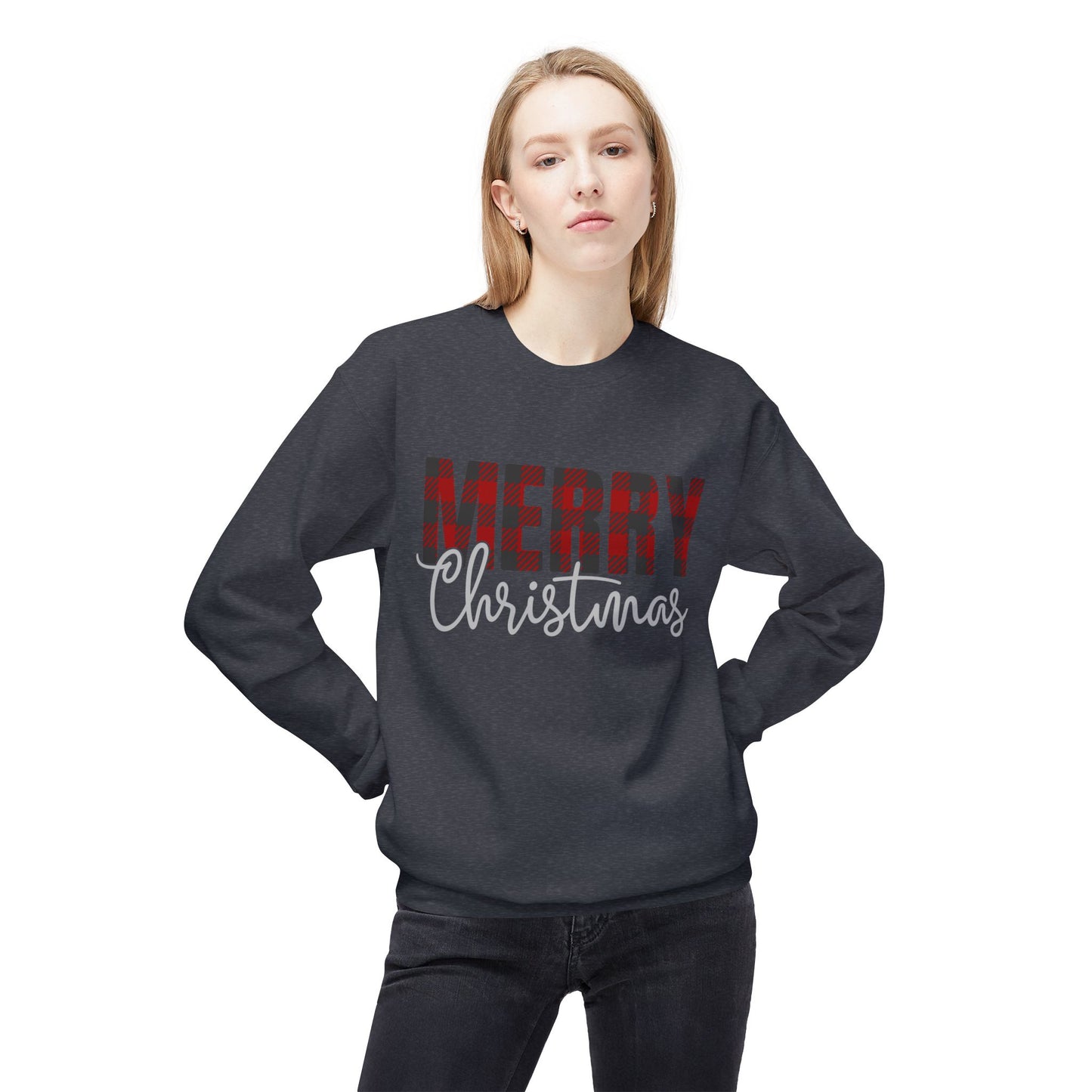 Merry Christmas Unisex Fleece Sweatshirt