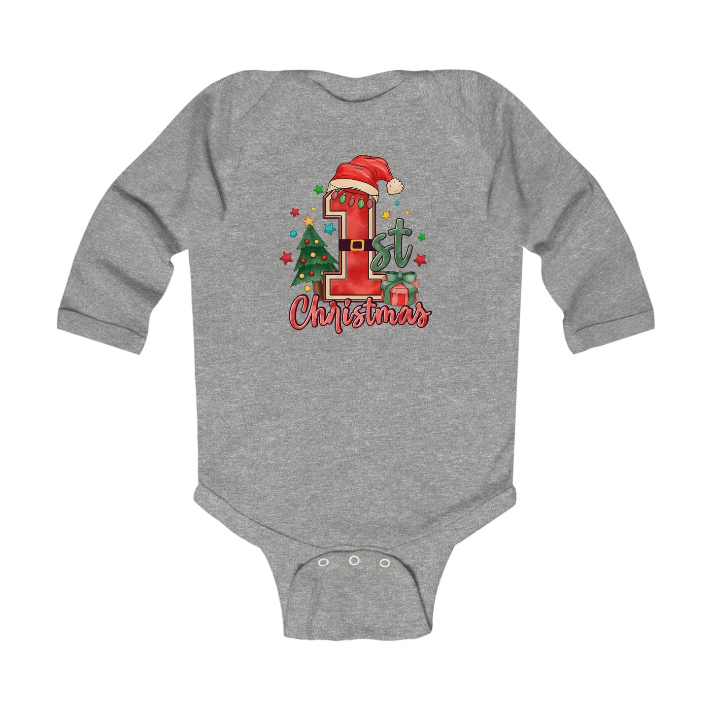 First Christmas Infant Long Sleeve Bodysuit