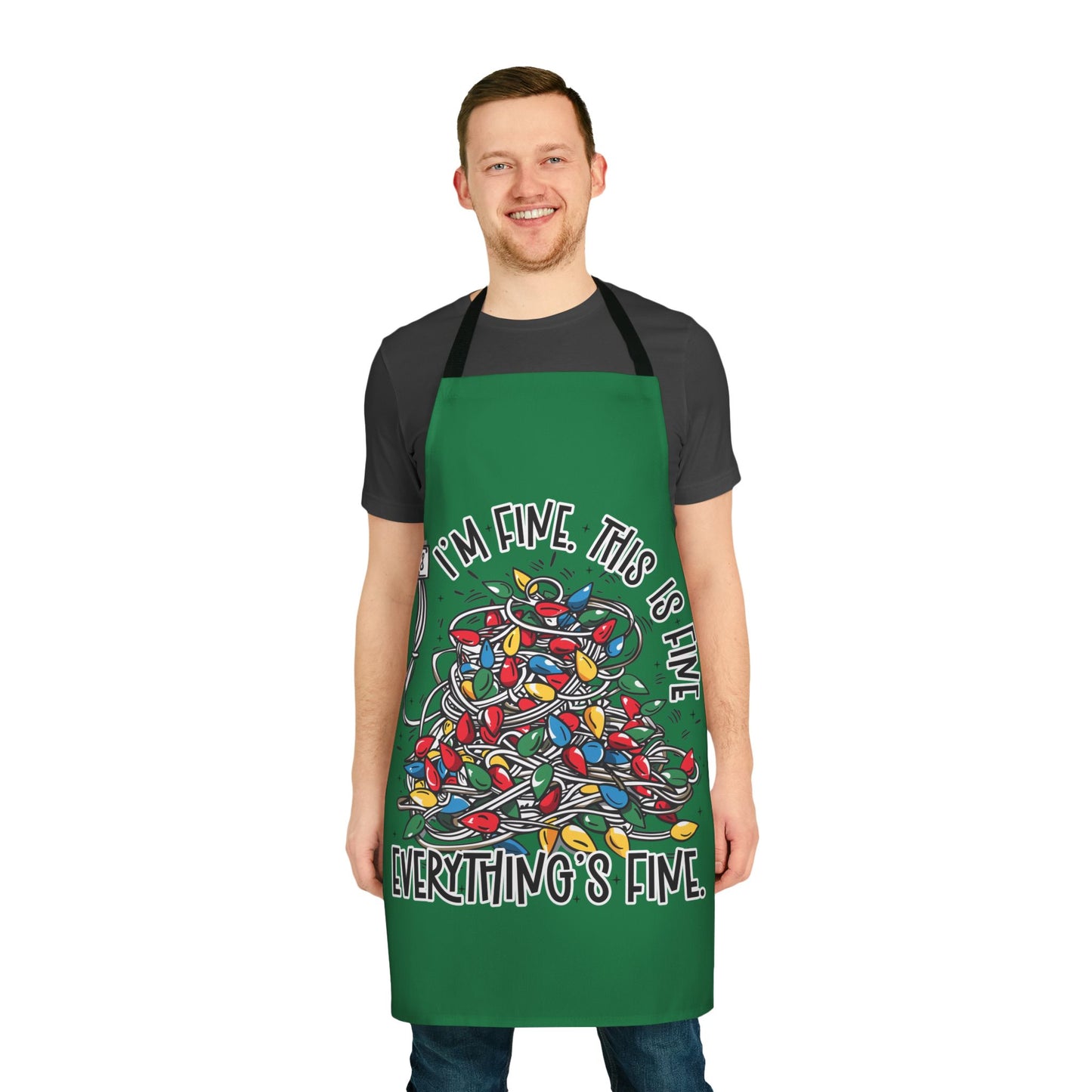 Everything's Fine Christmas Apron