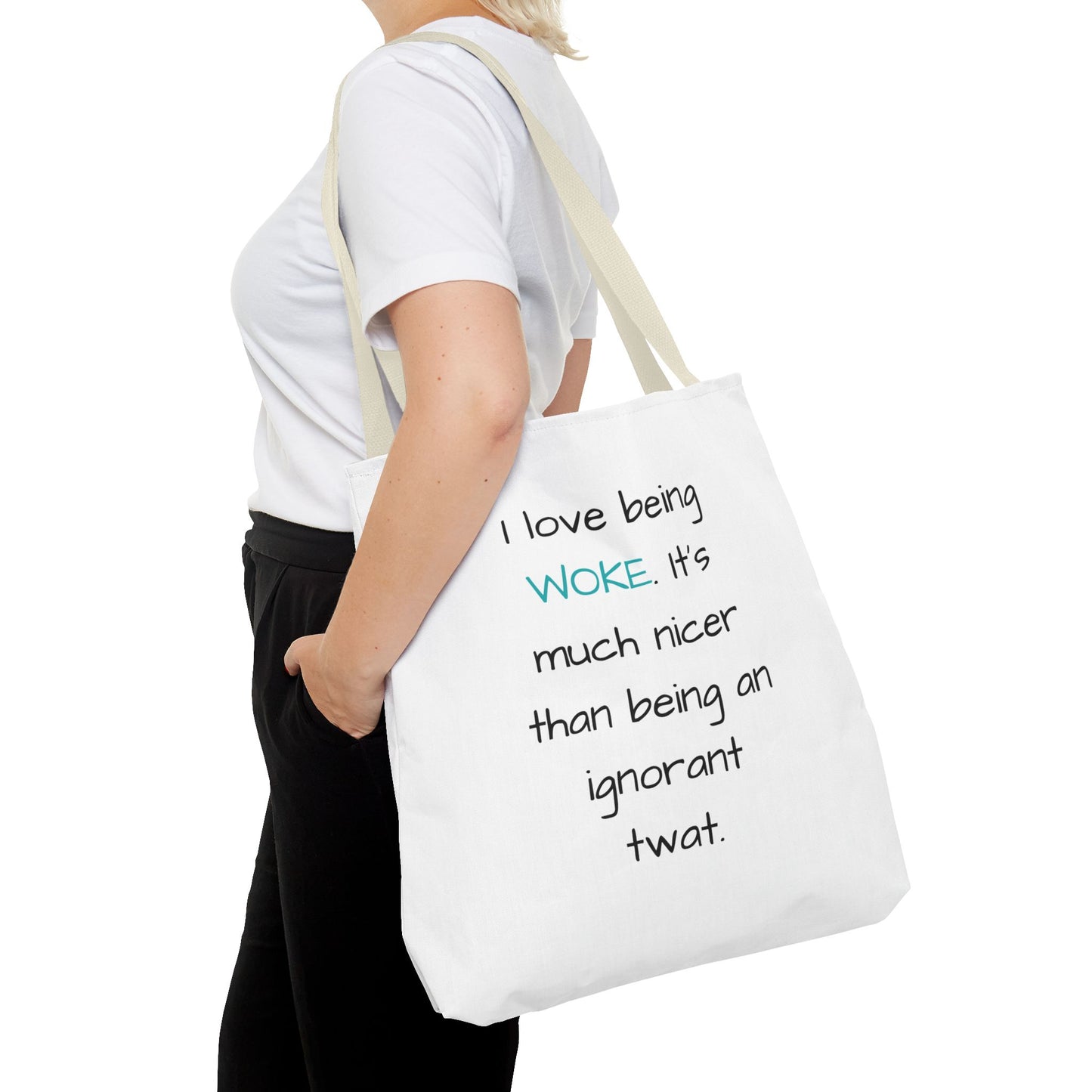 Woke Rainbow Tote Bag