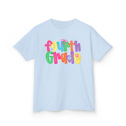 Back to School Fourth Grade Kids Tee