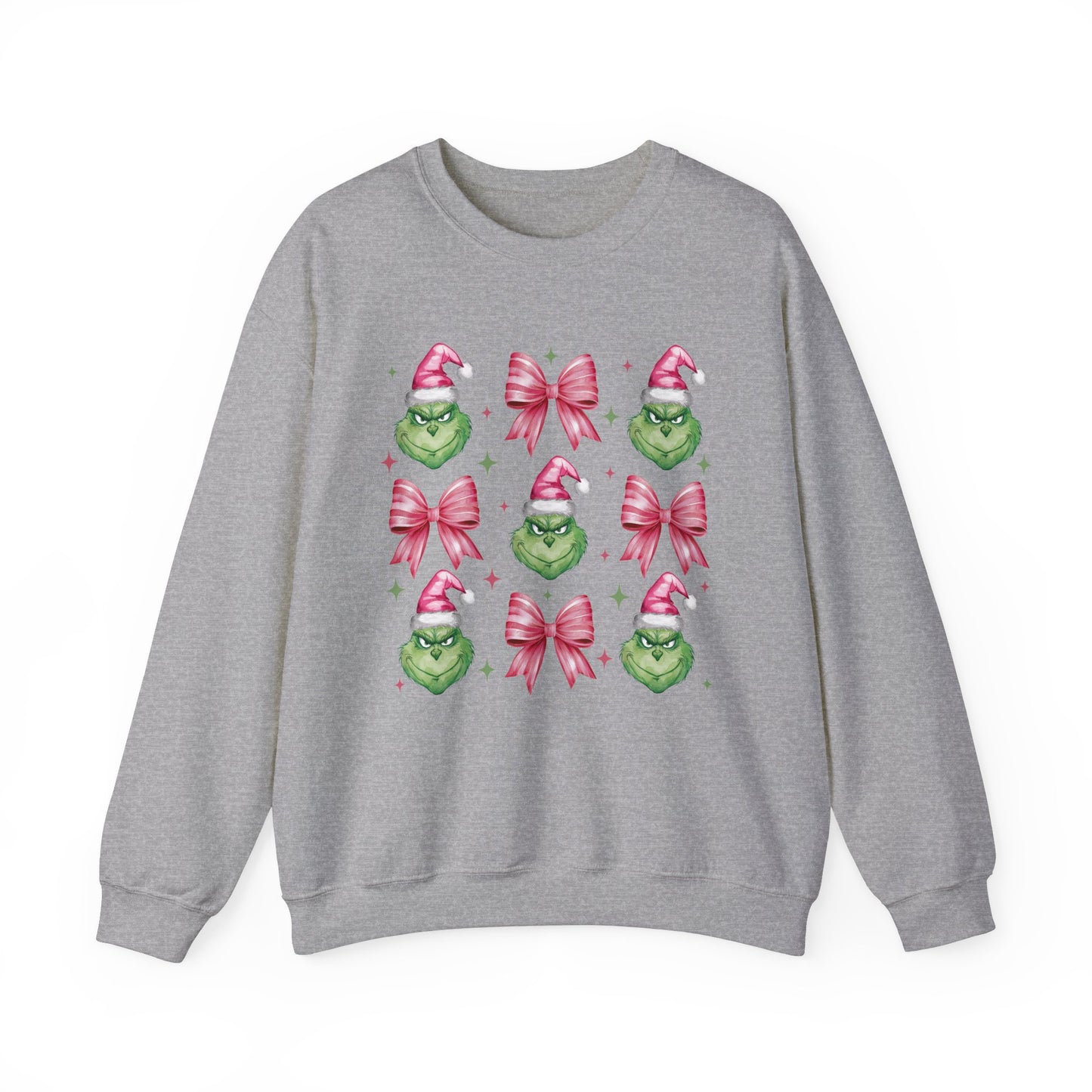 Coquette Grinch Christmas Sweatshirt