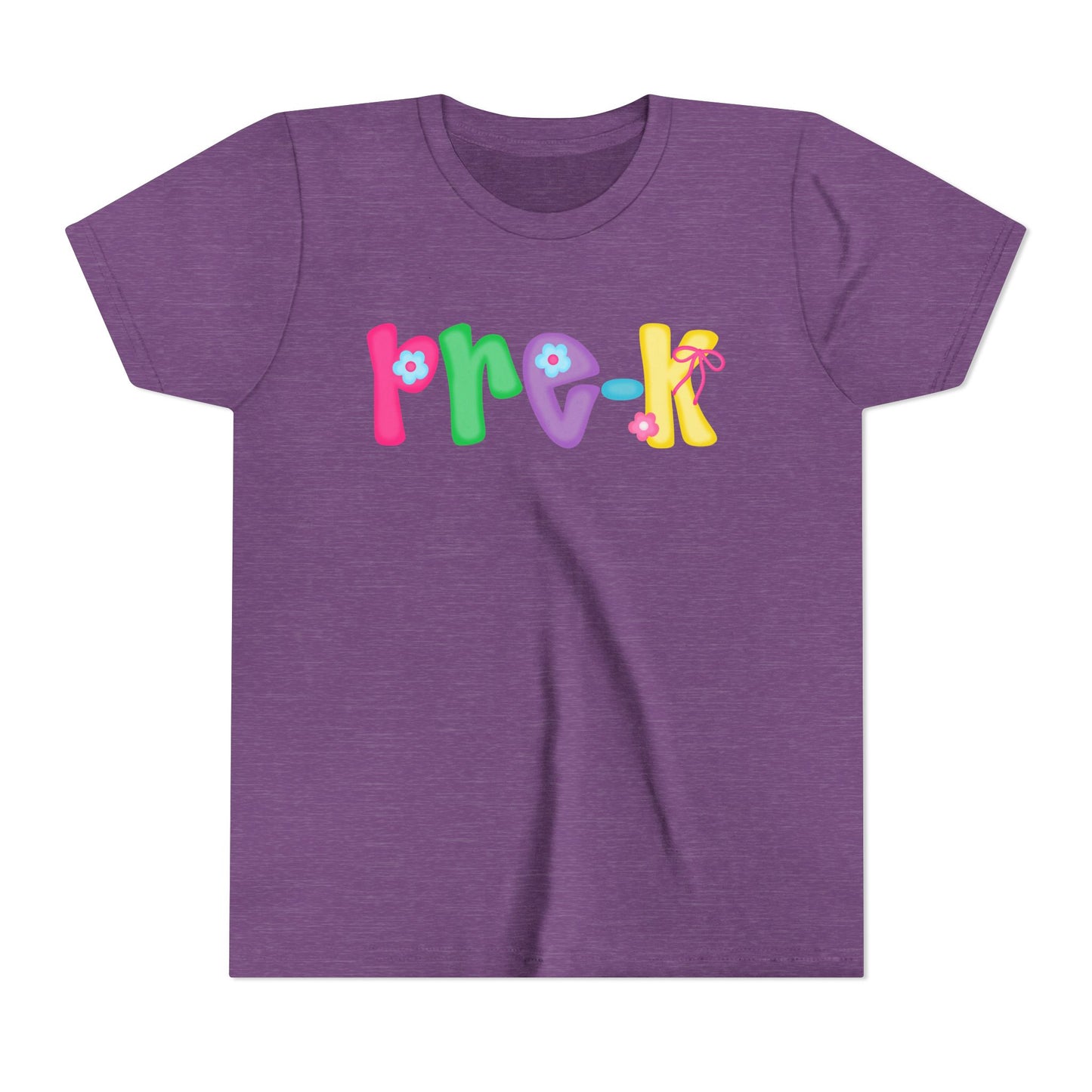 Colorful Pre-K Youth Back to School Tee