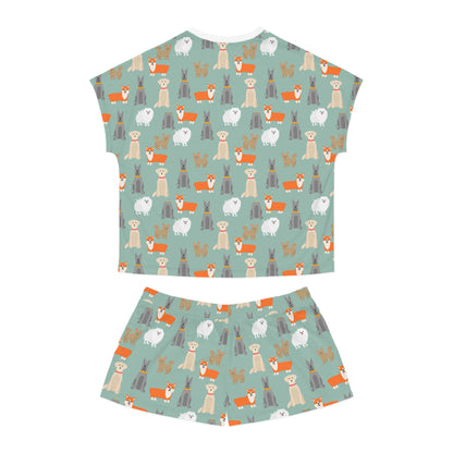 Cozy Dog Lover Print Women's Pajama Set
