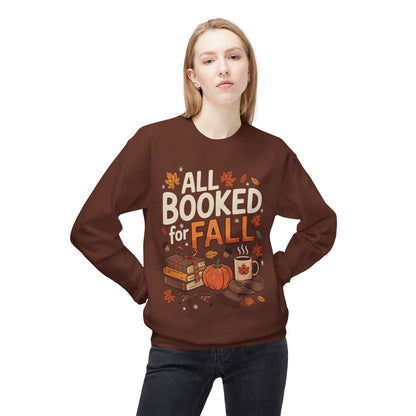 All Booked for Fall-Themed Adult Sweatshirt