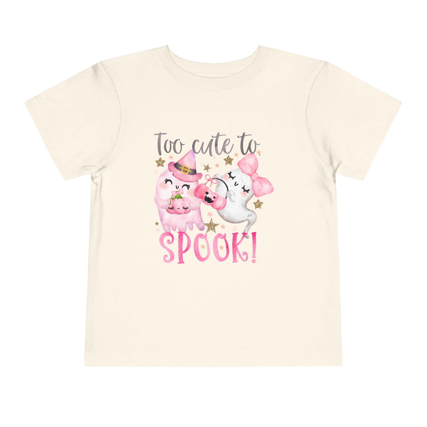 Too Cute To Spook Toddler Halloween Tee