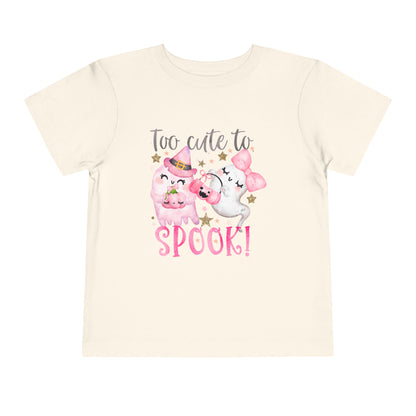 Too Cute To Spook Toddler Halloween Tee