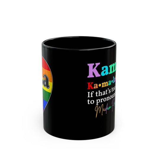 Kamala "la" Black Mug (11oz, 15oz)