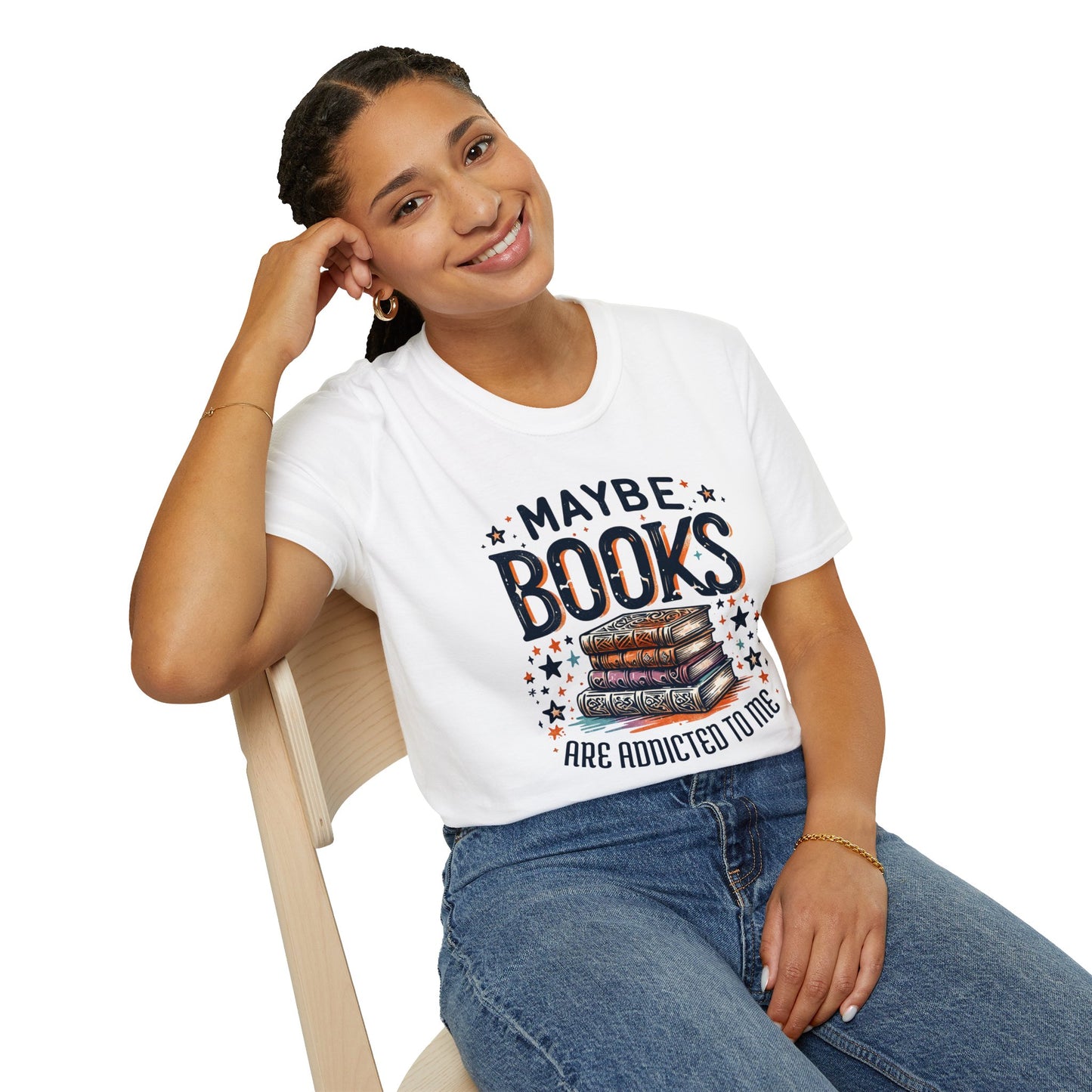 Maybe Books Are Addicted to Me Soft T-Shirt