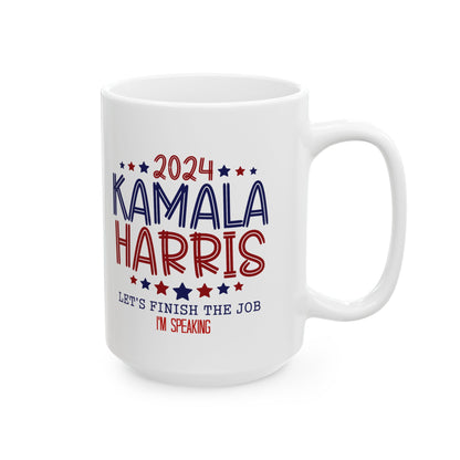 Kamala Harris Ceramic Mug, (11oz, 15oz)