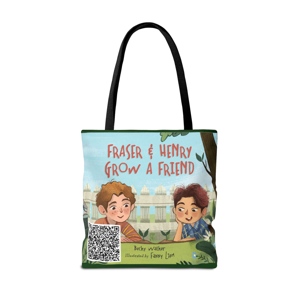 Fraser & Henry Grow a Friend Book Illustration Tote Bag