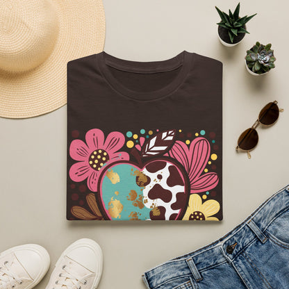Librarian Floral Heart T‑Shirt