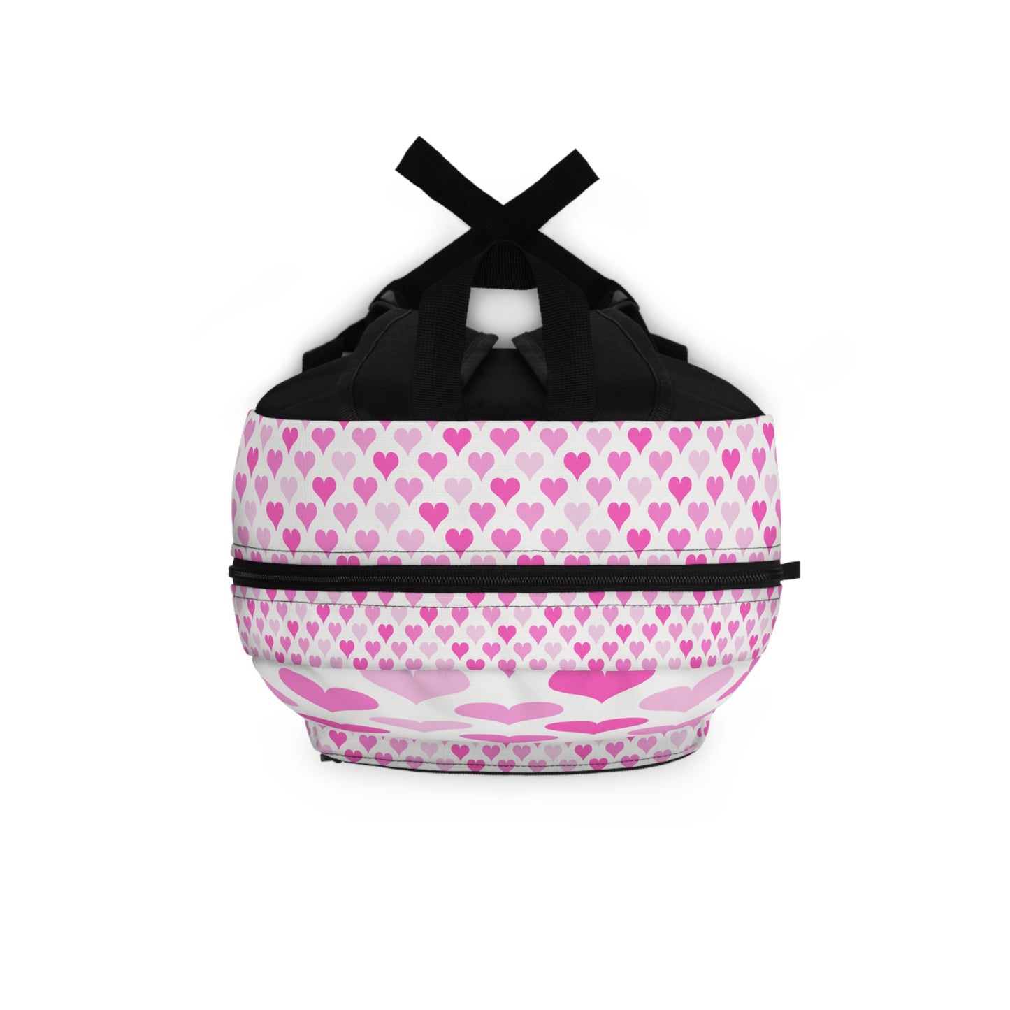 Pink Heart Pattern Backpack