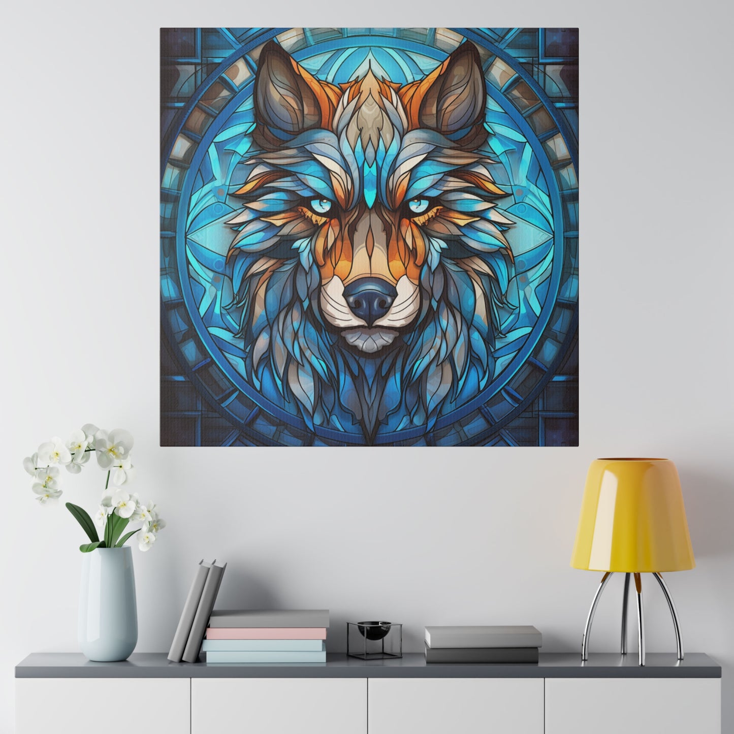 Wolf Wall Art Matte Canvas