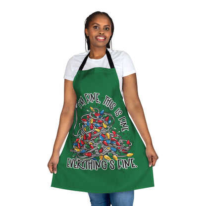 Everything's Fine Christmas Apron