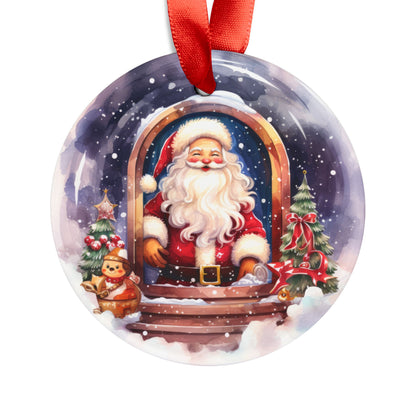 Vintage Whimsical Santa Ornament