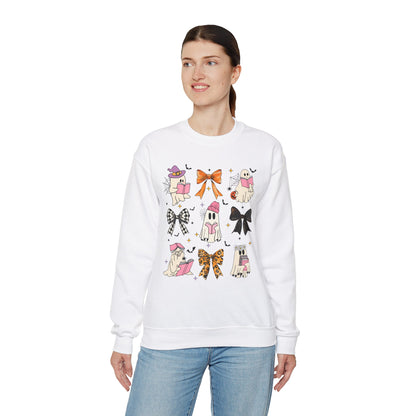 Coquette Ghosts and Books Sweatshirt