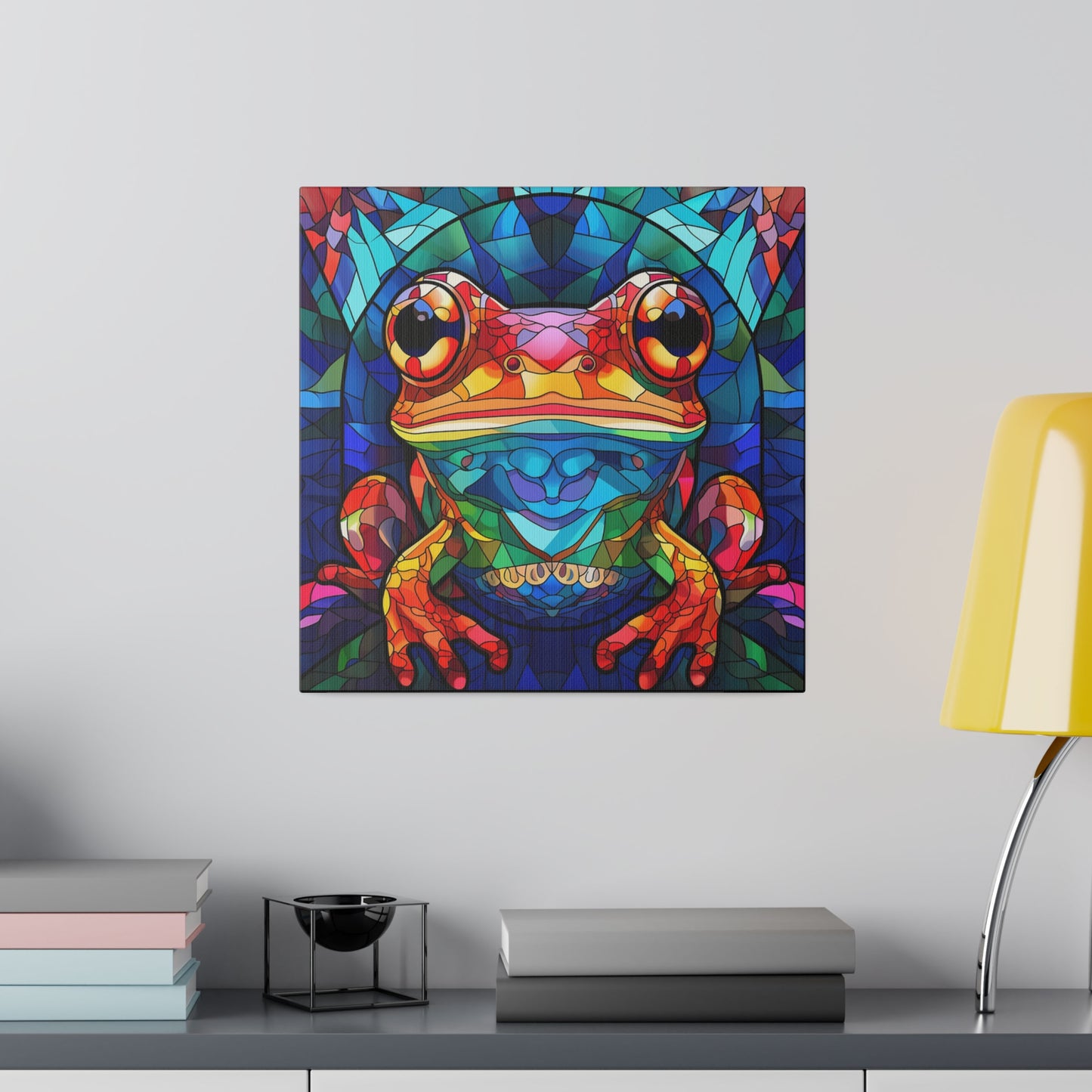 Frog Wall Art Matte Canvas