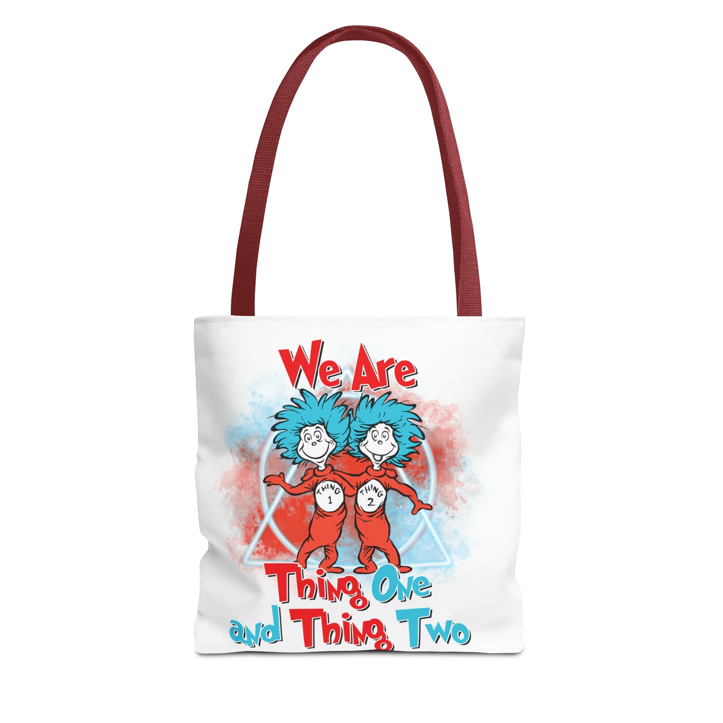 We Are Thing One and Thing Two Tote Bag (AOP)