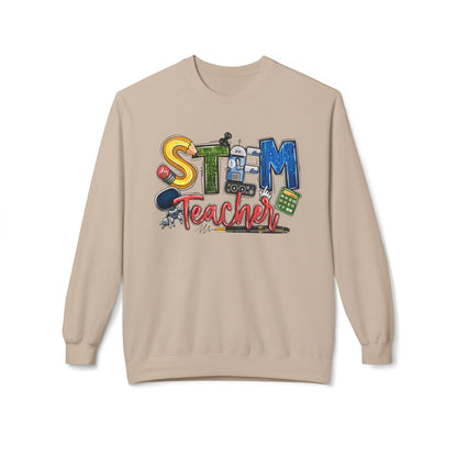 STEM Teacher Fleece Midweight Sweatshirt