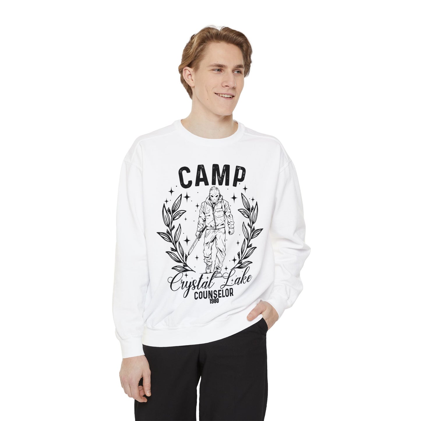 Halloween Camp Crystal Lake Comfort Colors Sweatshirt