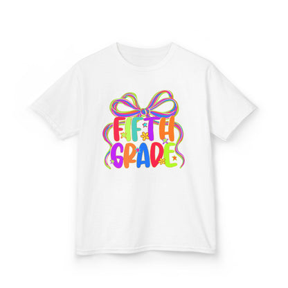Neon Fifth Grade Back to School Kids Tee