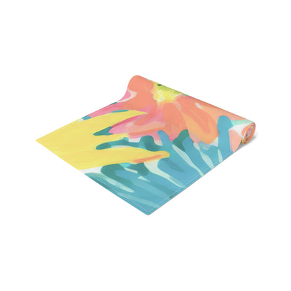 Bright Tropical Table Runner (Cotton, Poly)