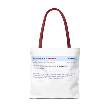 Tote Bag — Publishers Marketplace Announcement Tote