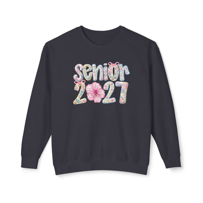 Senior 2027 Floral Crewneck Sweatshirt