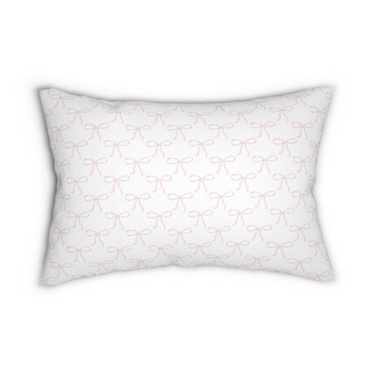 Coquette Pink Lumbar Pillow