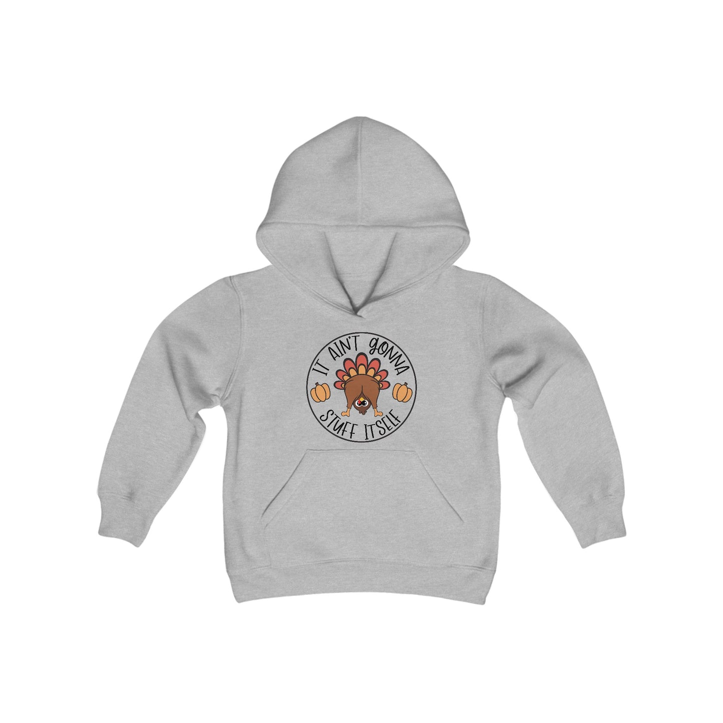 Thanksgiving TurkeyYouth Heavy Blend Hoodie Sweatshirt