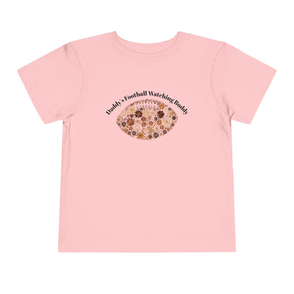Daddy's Football Watching Buddy Toddler Tee