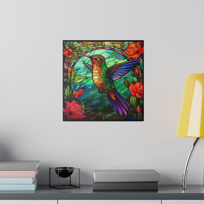 Hummingbird Wall Art Matte Canvas