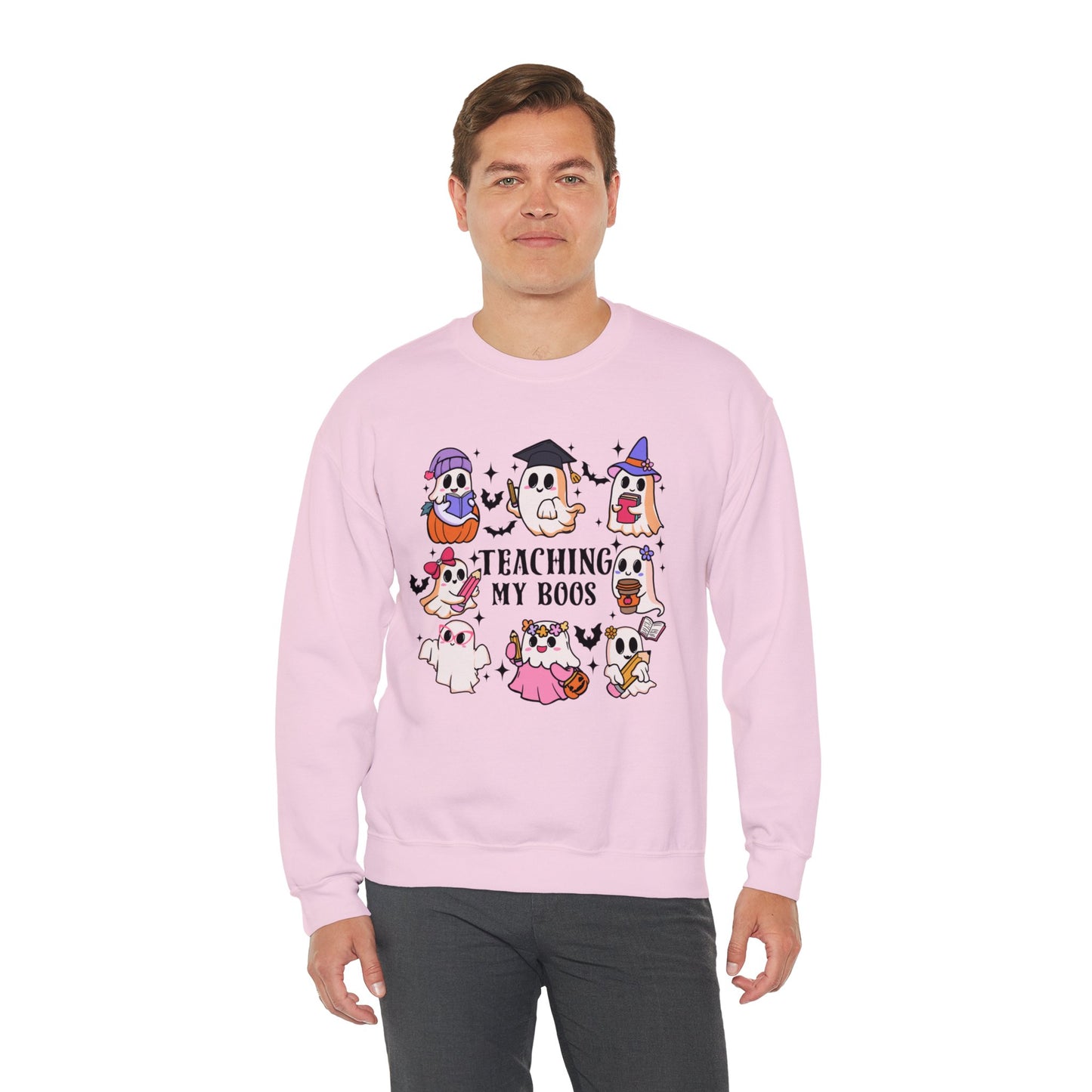 Teaching My Boos Halloween Unisex Heavy Blend™ Crewneck Sweatshirt