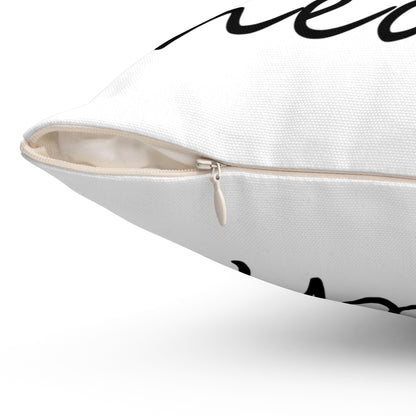 Mother & Daughter Long Distance Heartfelt Throw Pillow