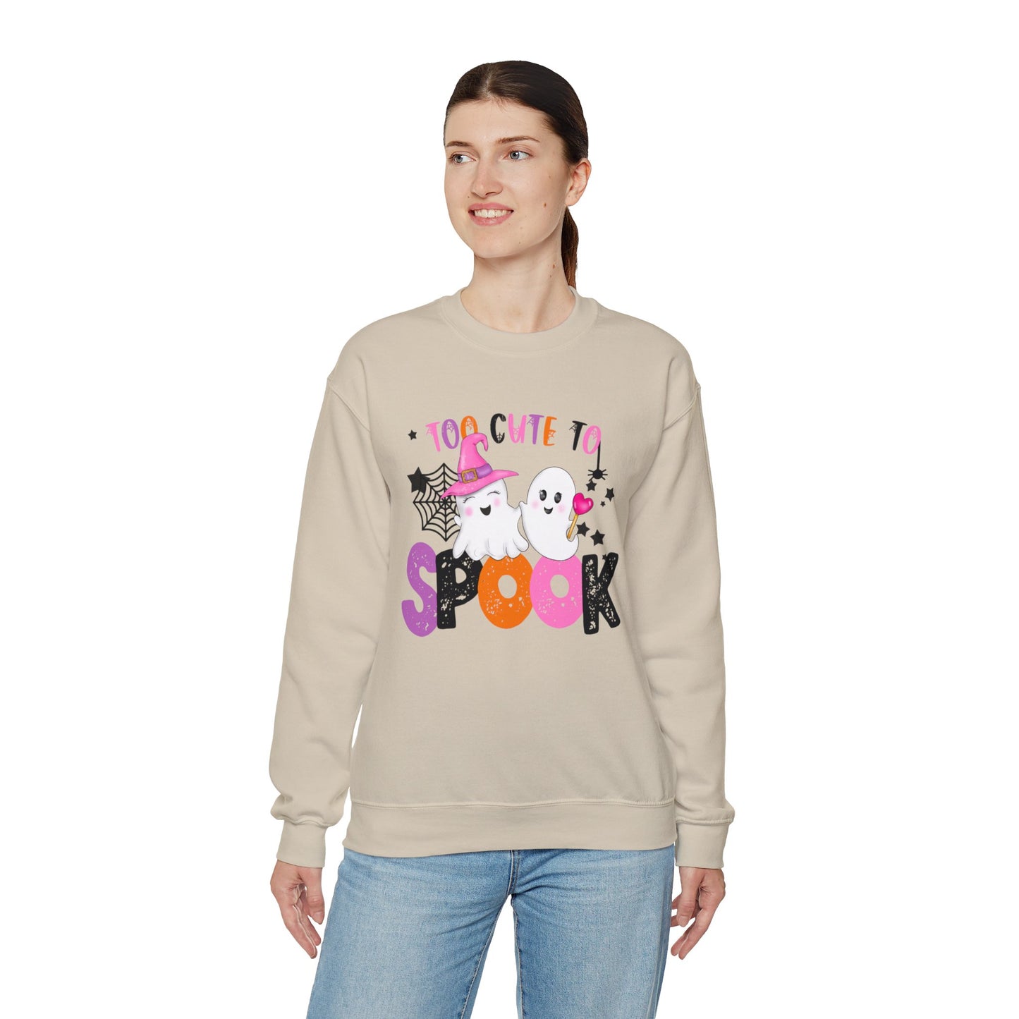 Too Cute to Spook Halloween Sweatshirt