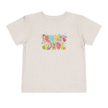 Summer Vibes Colorful Toddler Tee