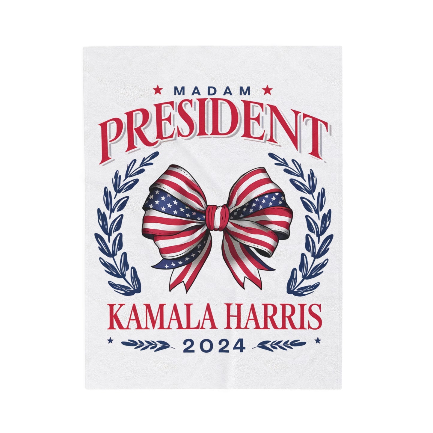 Kamala Harris Velveteen Plush Blanket