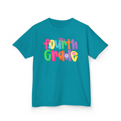 Back to School Fourth Grade Kids Tee